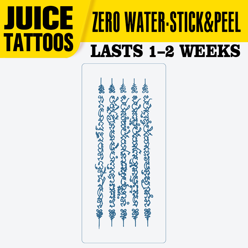 Thai Sak Yant Tattoo|1-2 Weeks Lasting|Juice Tattoos|Jagua Ink Semi Permanent Tattoo