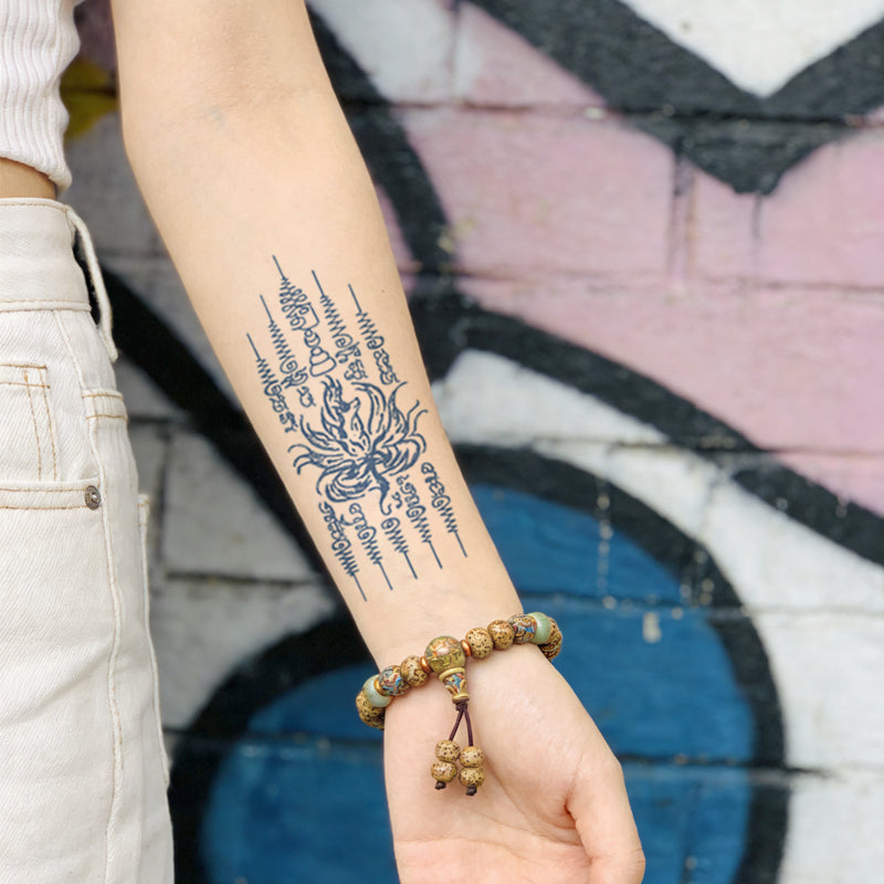 Thai Sak Yant Tattoo|1-2 Weeks Lasting|Juice Tattoos|Jagua Ink Semi Permanent Tattoo