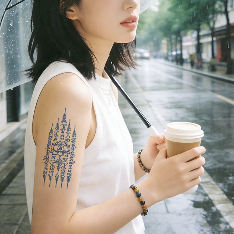 Thai Sak Yant Tattoo|1-2 Weeks Lasting|Juice Tattoos|Jagua Ink Semi Permanent Tattoo